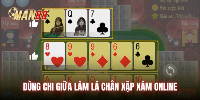 Dùng chi giữa làm lá chắn xập xám online